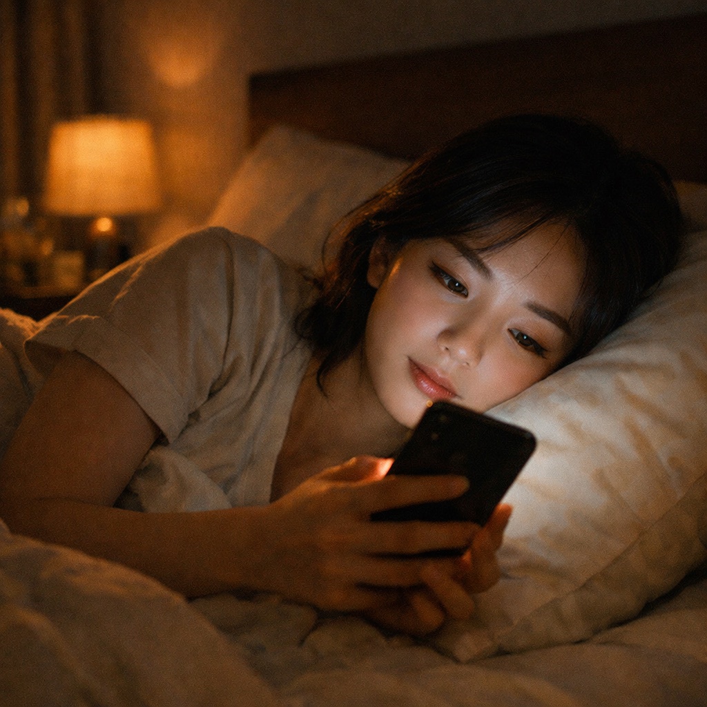 수면의 질 떨어진 봄밤 침실