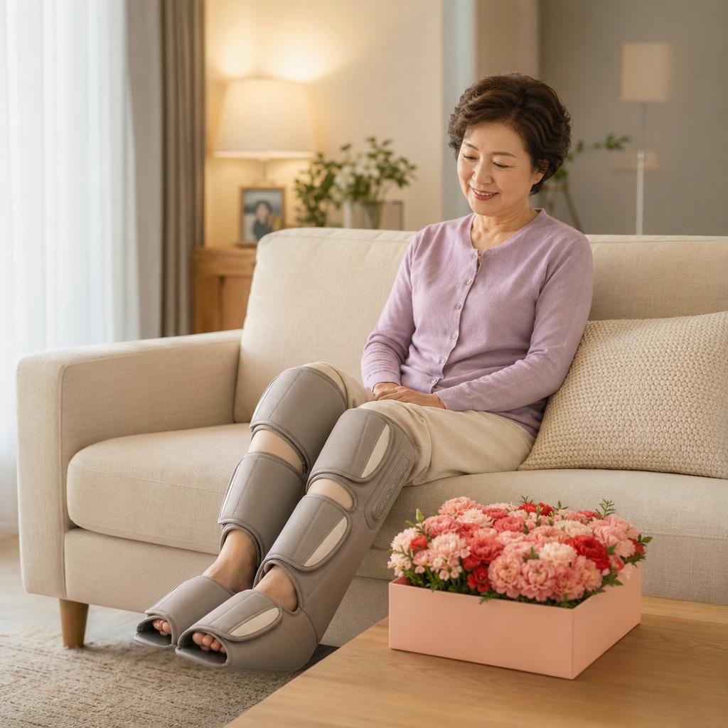황금연휴 본가 부모님 효도 건강템 사용 컷